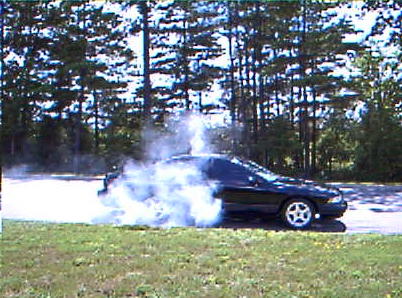 Zoomed in burnout